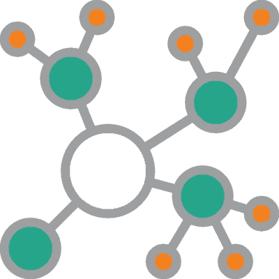 Abstract image showing connected dots rerpresenting network