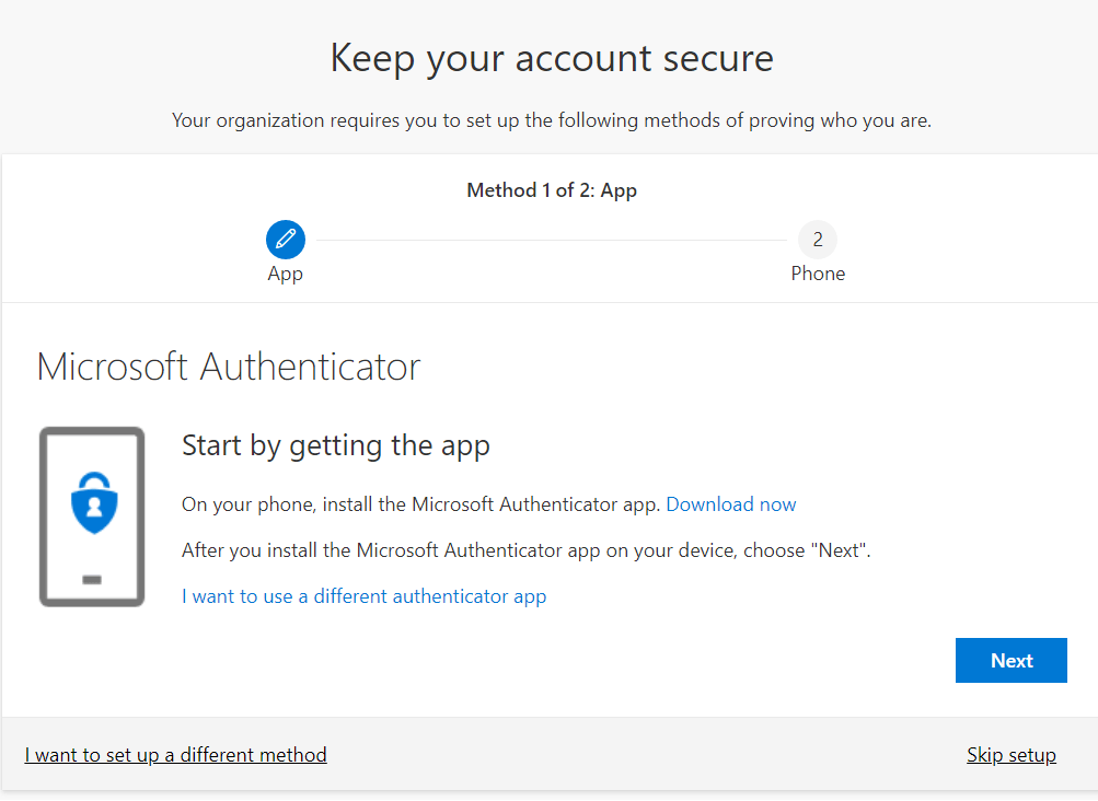 how to activate microsoft authenticator app